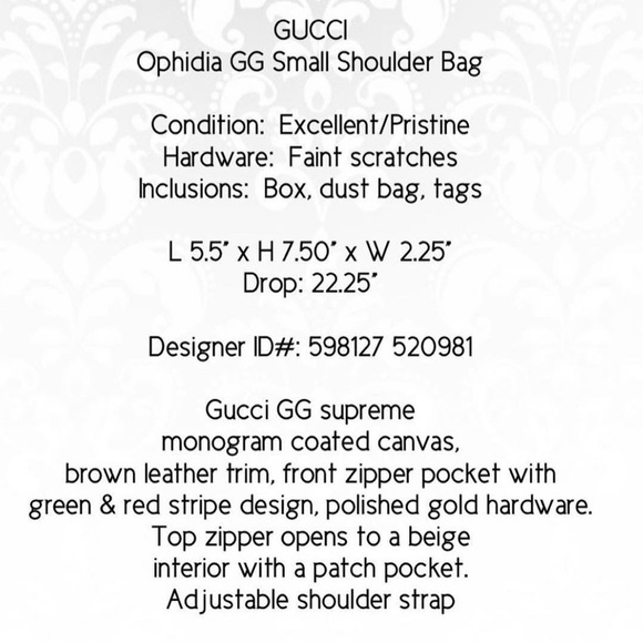 GUCCI GG SMALL SHOULDER BAG - Picture 10 of 10